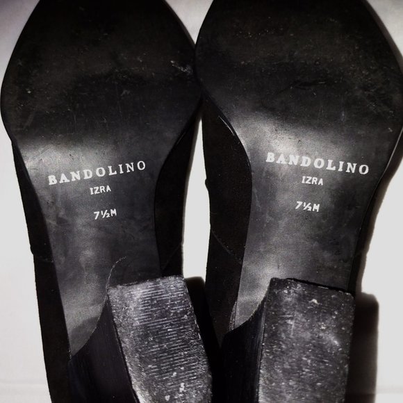 "Izra" Black Suede Pumps - Picture 6 of 7